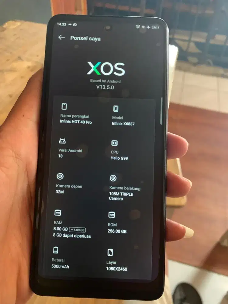 Infinix Hot 40 Pro 8+8/256