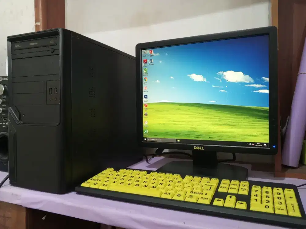 Pc fullset (intel core i3 + ram 4gb + monitor 17inch)