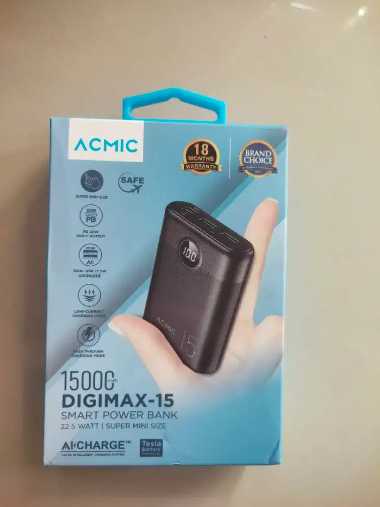 BARU Powerbank ACMiC Digimax 15 (Real 15000mah)