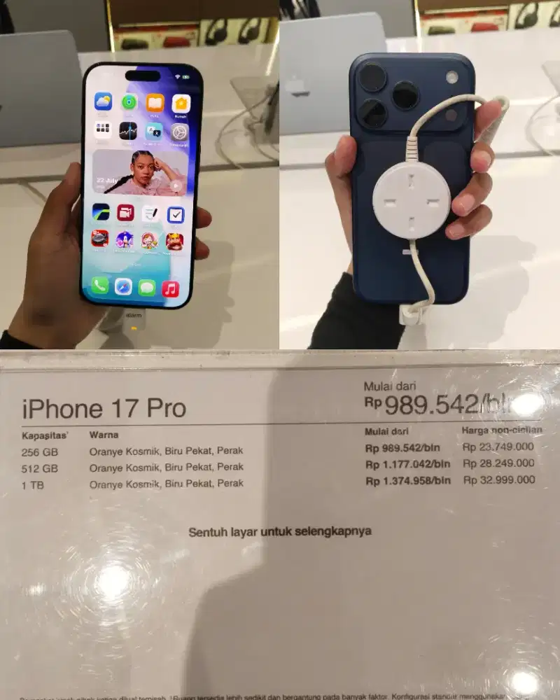 Iphone 17 Pro (256GB, 512GB, 1TB)