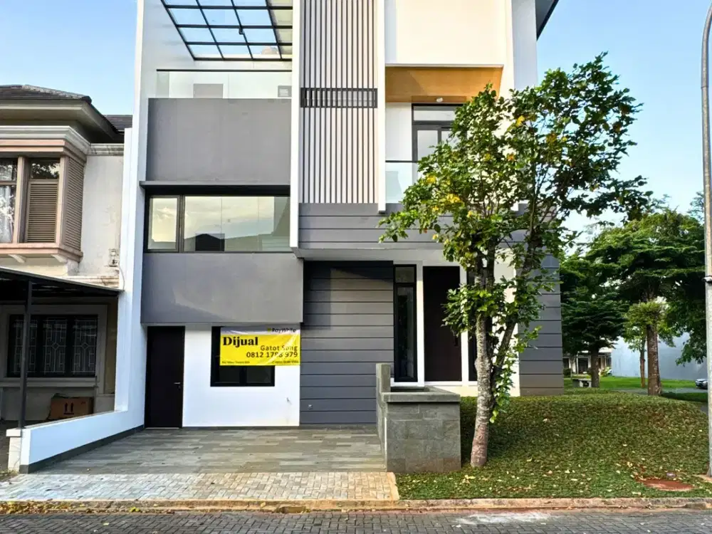 Rumah Baru Modern Konsep Split Level di Greenwich Bsd City