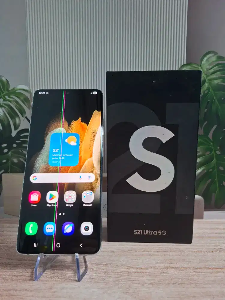 Samsung S21 Ultra 12/256GB Fullset siap pakai