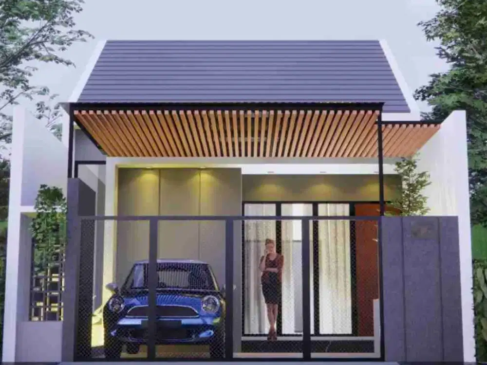 Rumah murah 1.5 lantai perumahan Wiguna DP nol