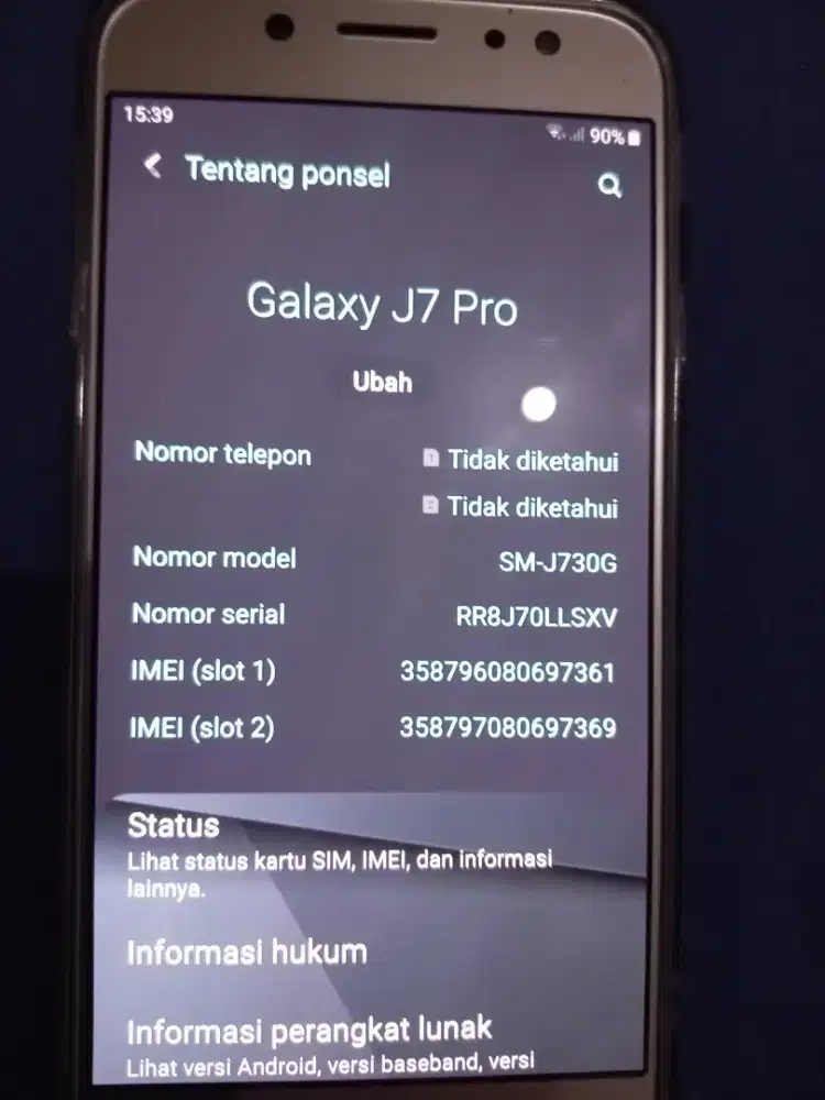 Jual hp samsung galaxy J 7 pro