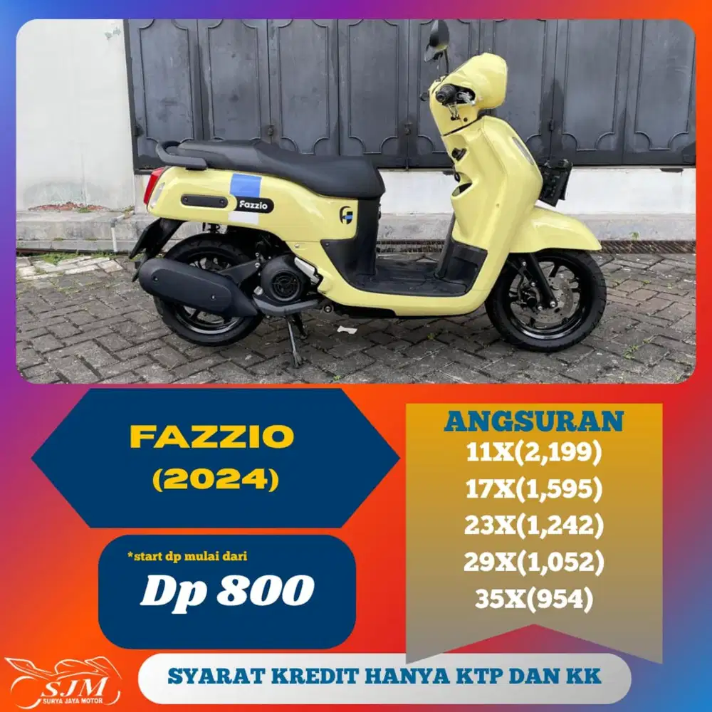 YAMAHA FAZZIO NEO 2024 SIAP PAKAI