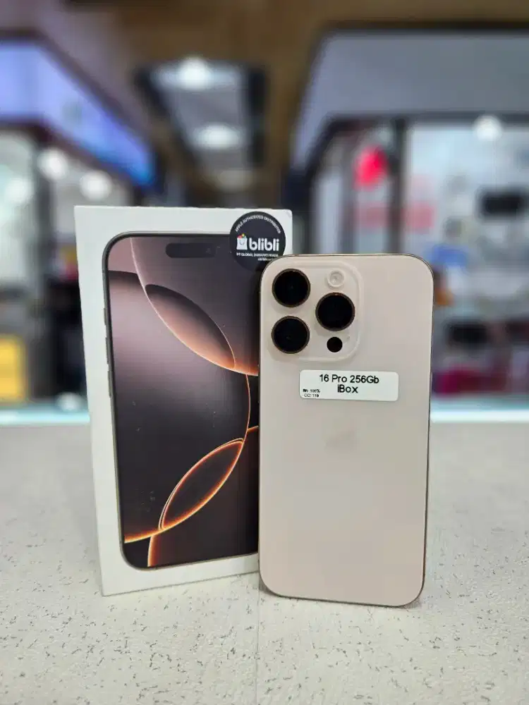 iPhone 16 Pro 256Gb iBox (Garansi ON sampai April 2026)