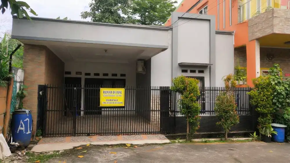 Rumah di jual dengan lingkungan yang asri