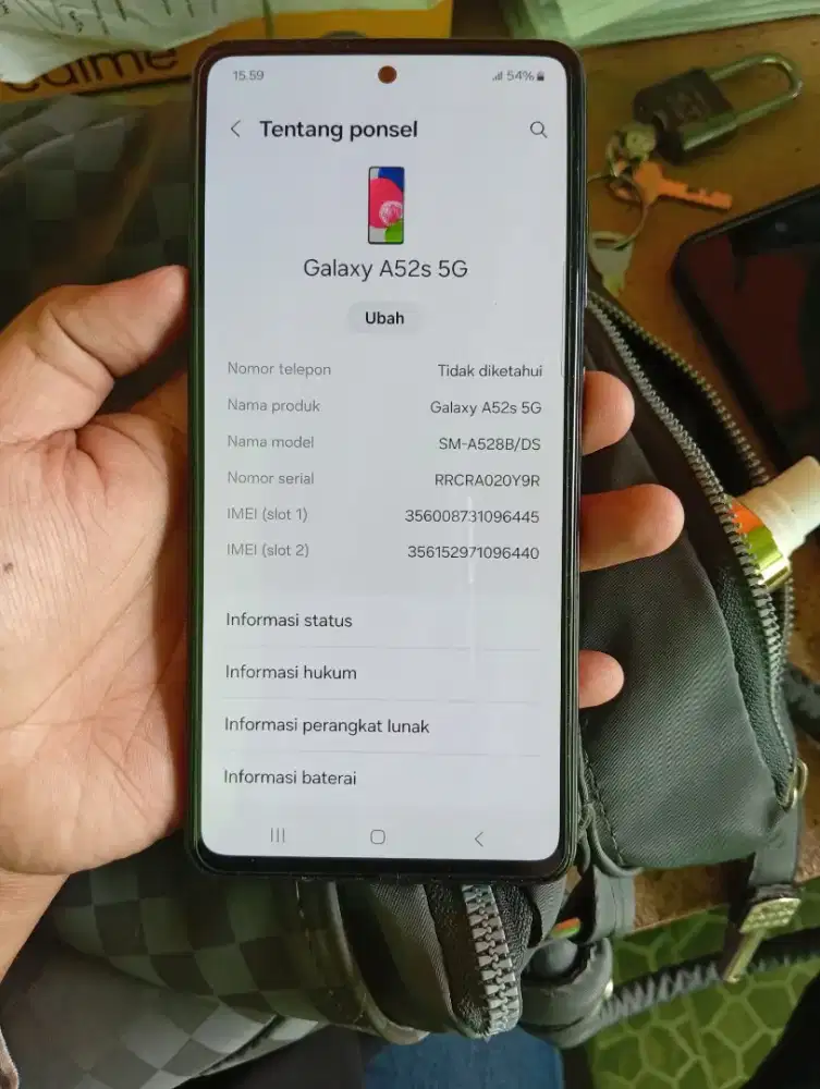 Hp samsung A52S 8/256