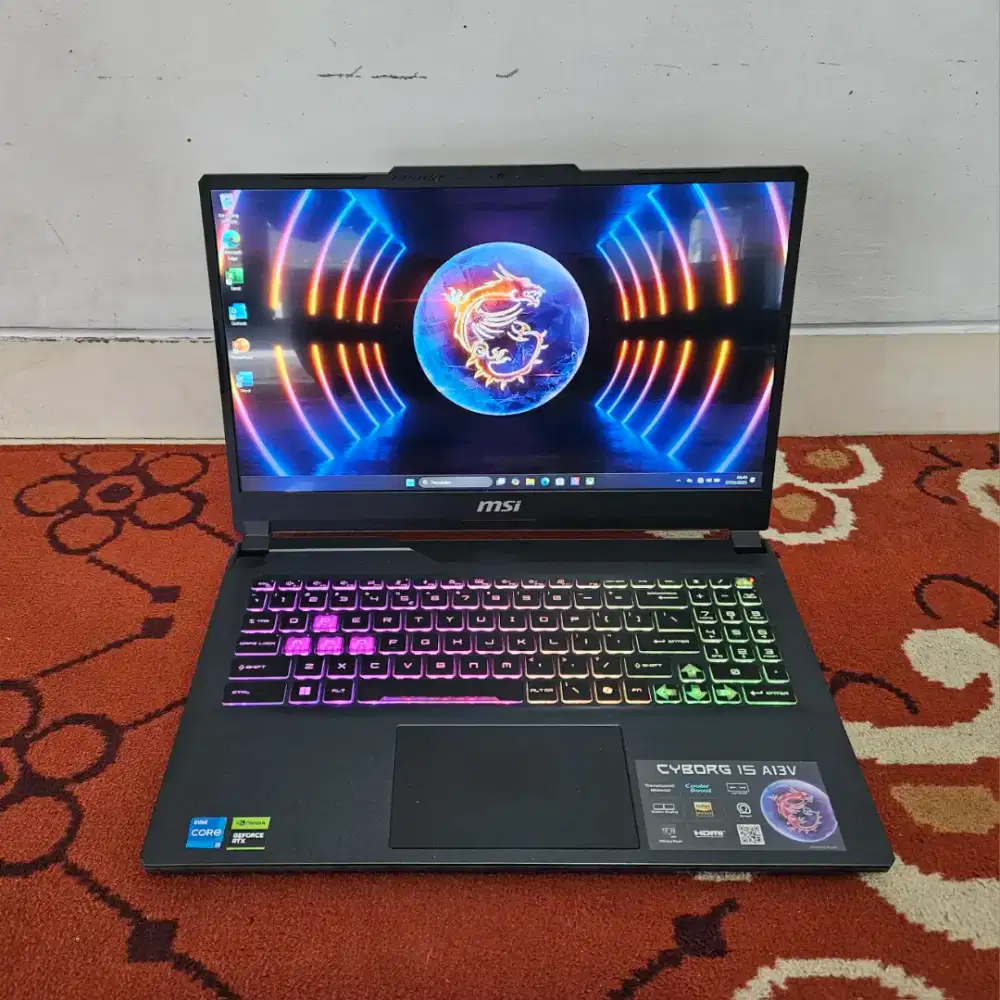 MSI Core i5 GEN13 RTX4060 8GB RAM 16GB Garansi Oktober 2026