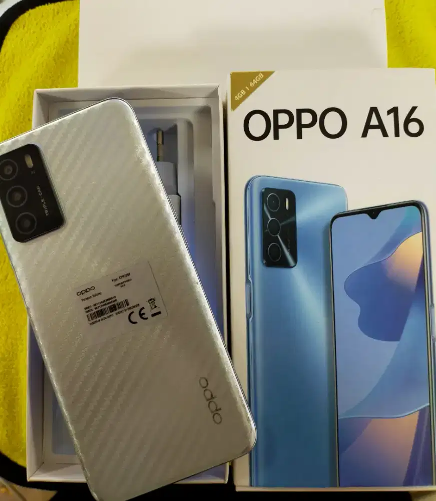 Oppo A16 ram 4/64 lecet pemakaian