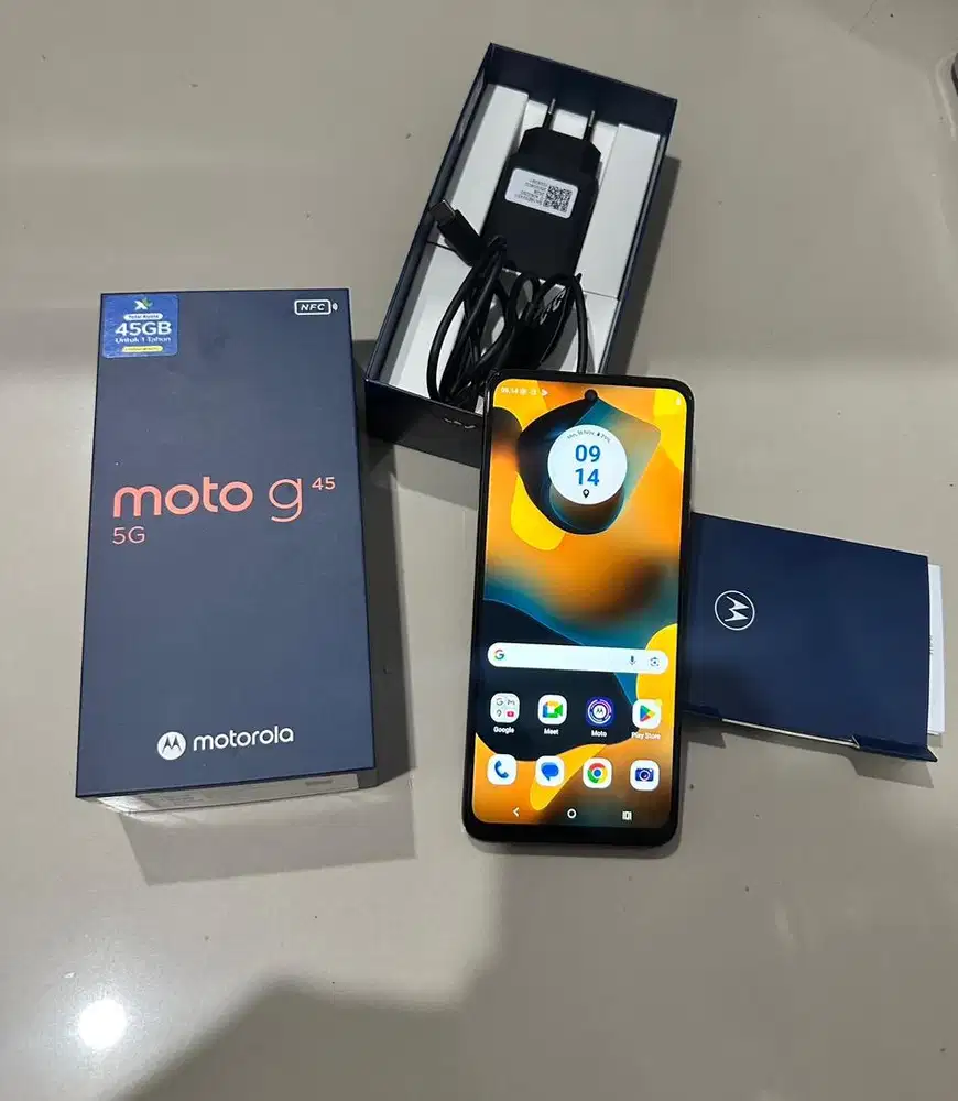 Motorolla Moto -G45 5G 8/256Gb mulus Fullset Garansi On