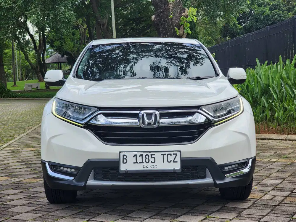 TDP 30.JT NEGO| CRV TURBO PRESTIGE 1.5 AT 2018 PUTIH SUPER SEGER !!