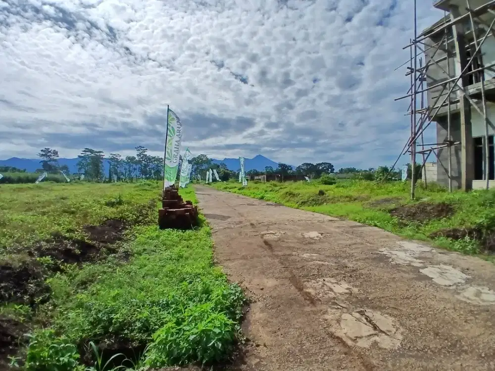 di jual tanah samping exit tol malang, siap bangun hunain bebas banjir shm split