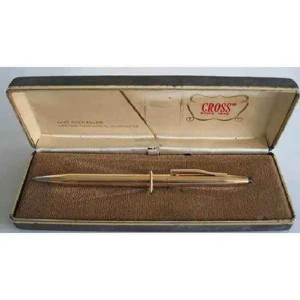 Vintage Luxury Sterling gold filled pen CROSS Design since 1846