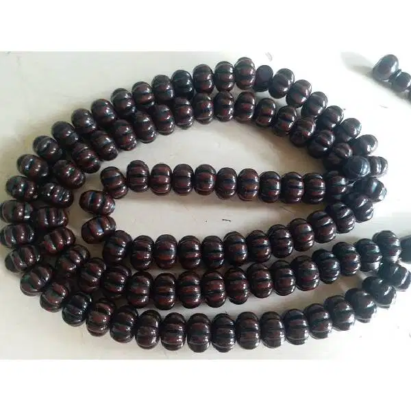 Original Vintage kalung antik Tasbih terbuat dari Kayu Kokka
