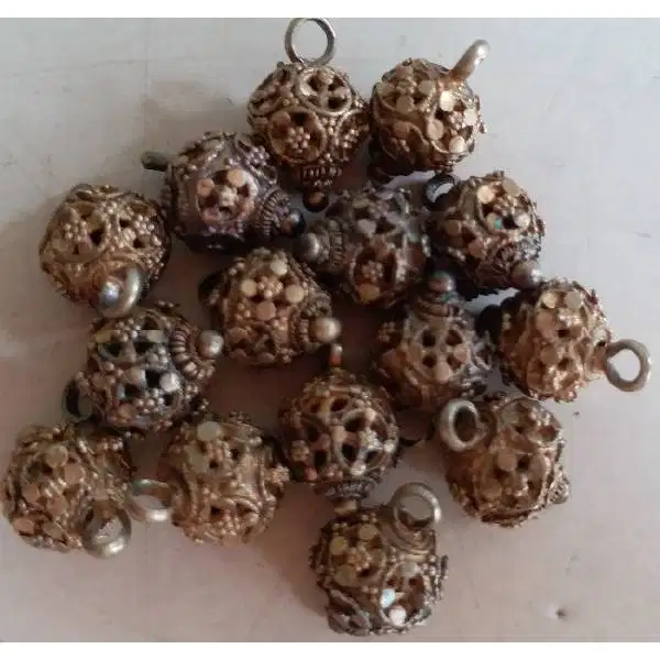 Antik koleksi museum perak massive gelang lapis emas Kerajaan Majapahi