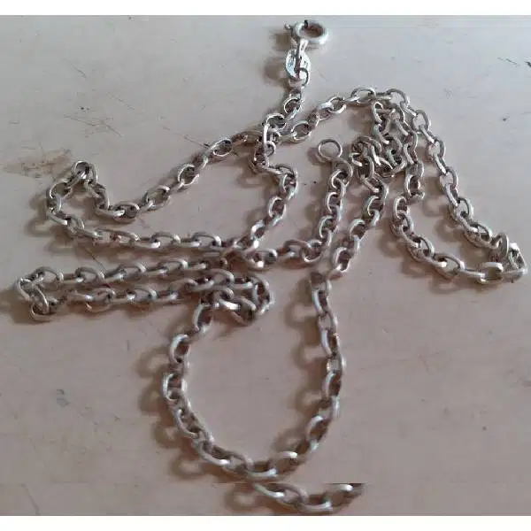 Original Vintage kalung antik dari perak untuk orang dewasa / anak rem