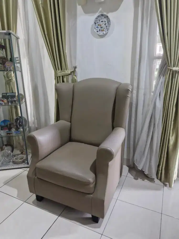 Kursi 1 seat warna mocca