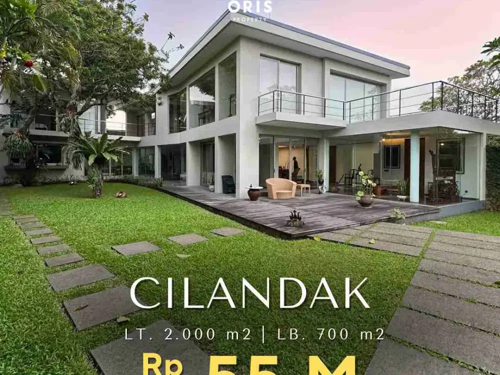 Rumah Mewah Newly Renovated Halaman Luas di Cilandak Jakarta Selatan