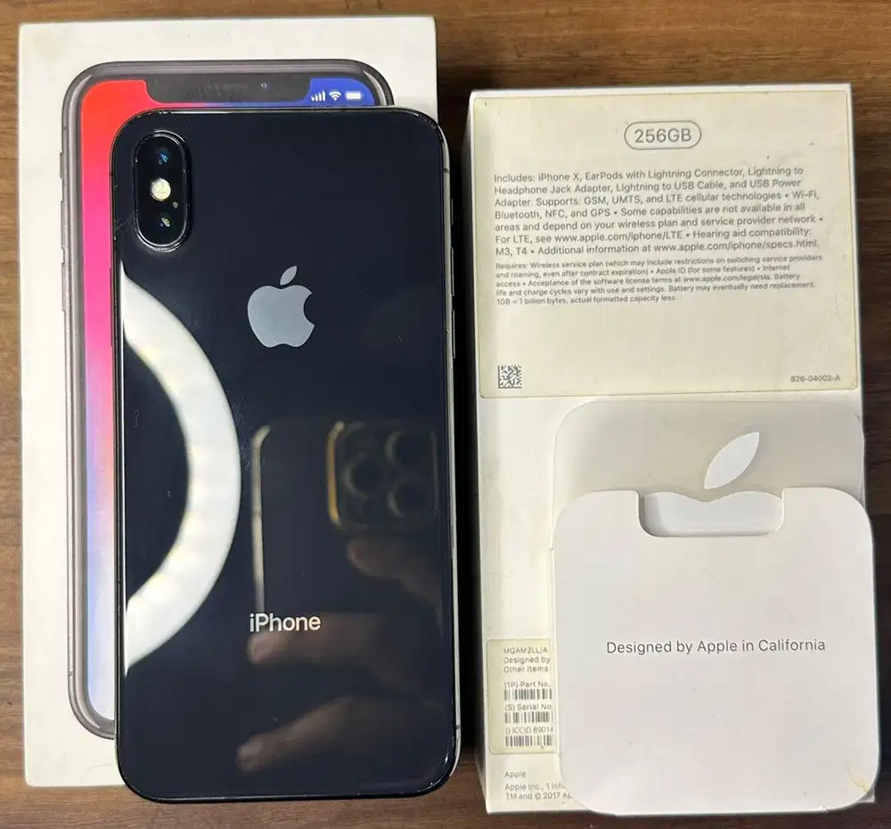 IPHONE X 256 GB FULLSET MULUS NOMINUS