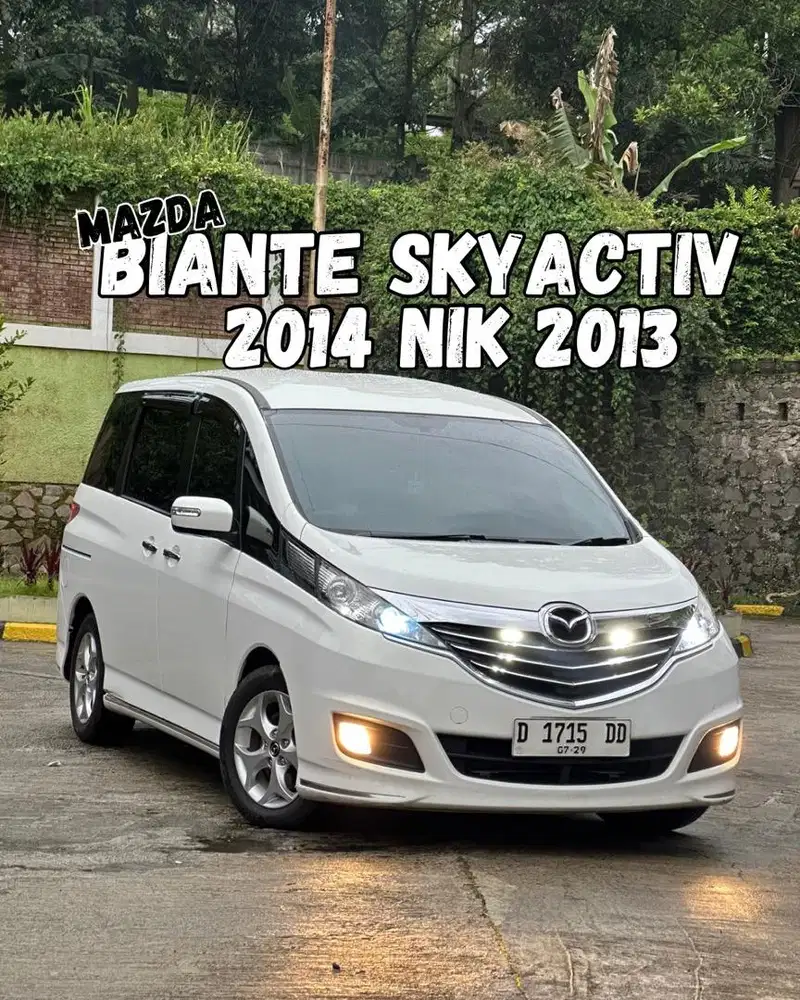 Mazda BIANTE skyactiv 2014 NIK 2013