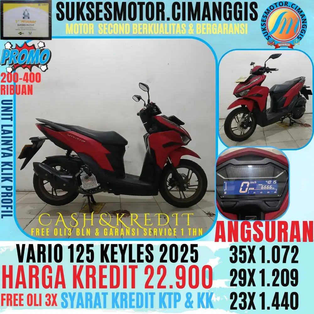 VARIO 125 KEYLESS CASBACK UPTO 700 RIBUAN FREE OLI 3 BLN KLIK PROMONYA