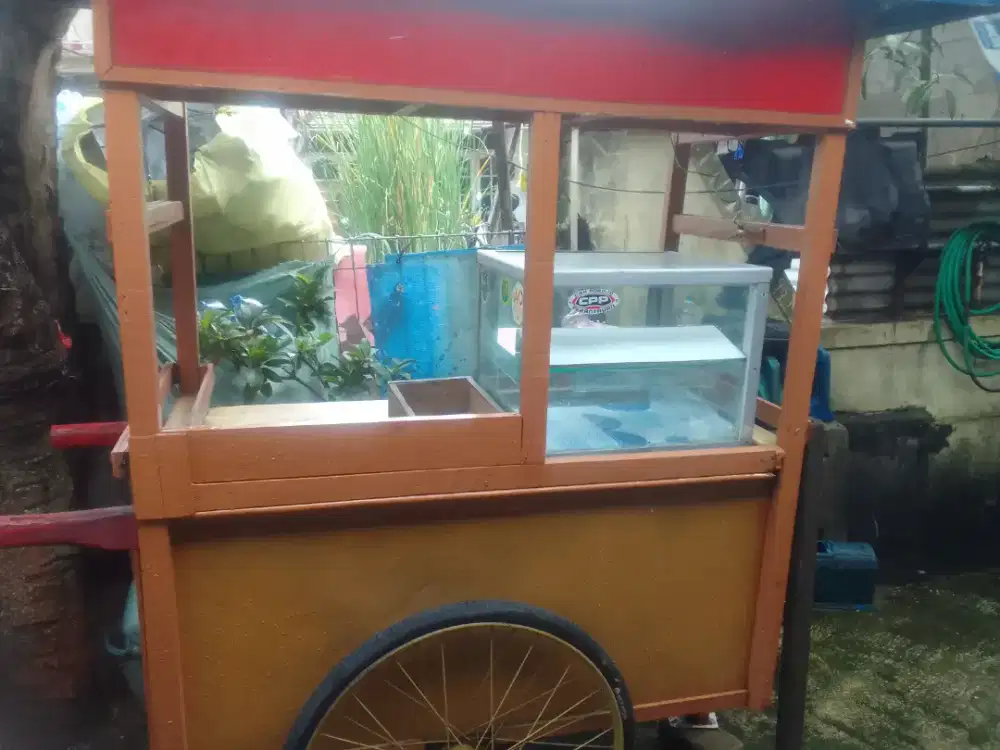 Gerobak bakso siap pakai