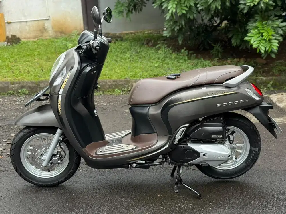Honda Scoopy Keyless Thn 2022 Akhir Matte Brown Mulus