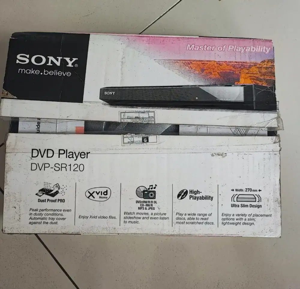 DVD Player Sony DVP SR120