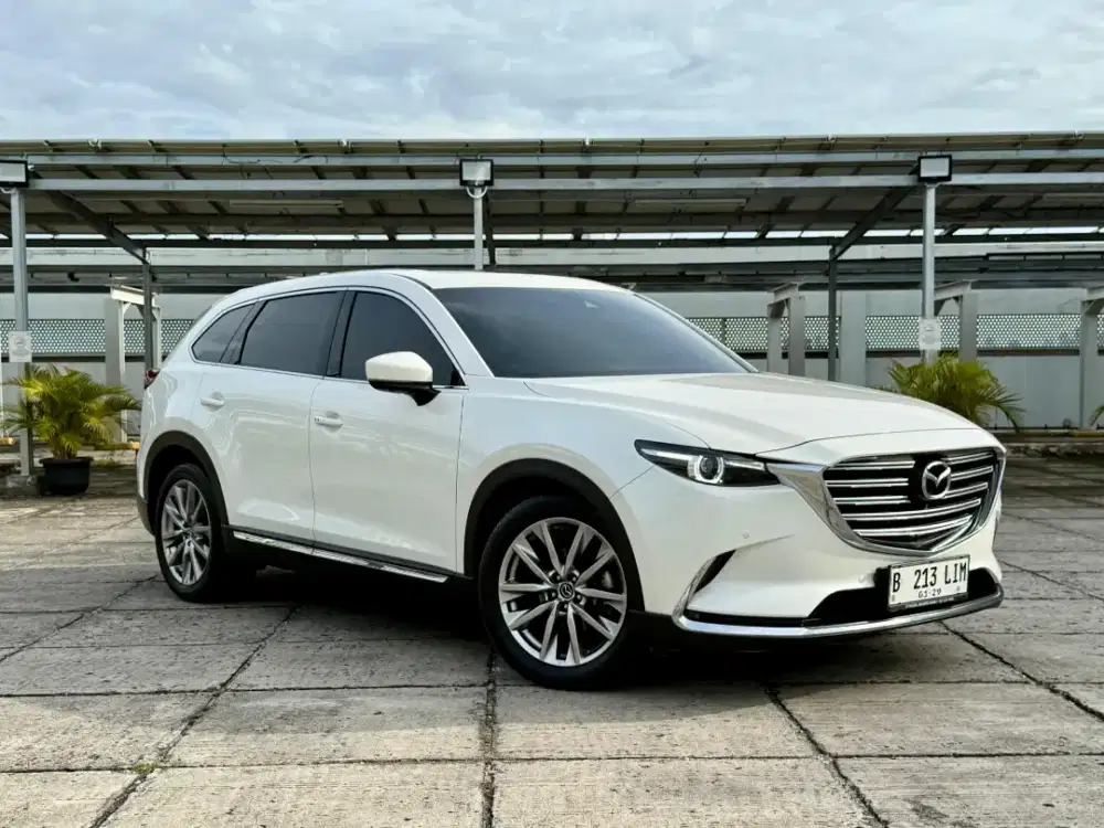 (km 9rb)Mazda CX9 Skyactive 2.5 AT. Tahun 2018/2019. Putih. New a like