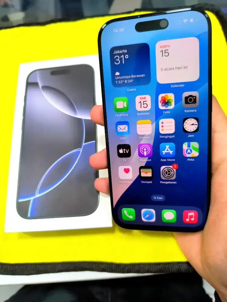 IP 16 Pro 128 iBox Fullset Mulus, TT Nego Chat