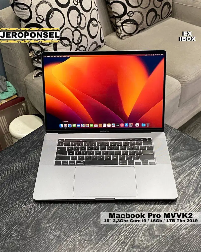MACBOOK PRO 2019 16 Core i9 16/1TB DUAL VGA MULUS ORIGINAL CC RENDAH