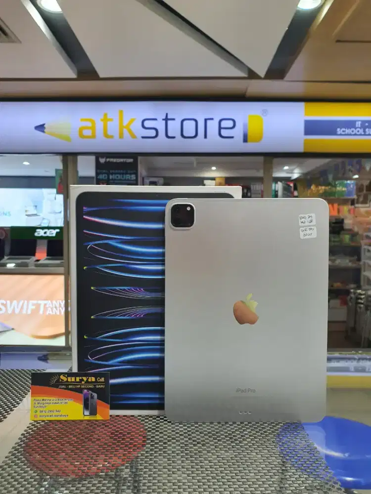 Ipad Pro m2 128 gb second wifi only ex inter original fullset