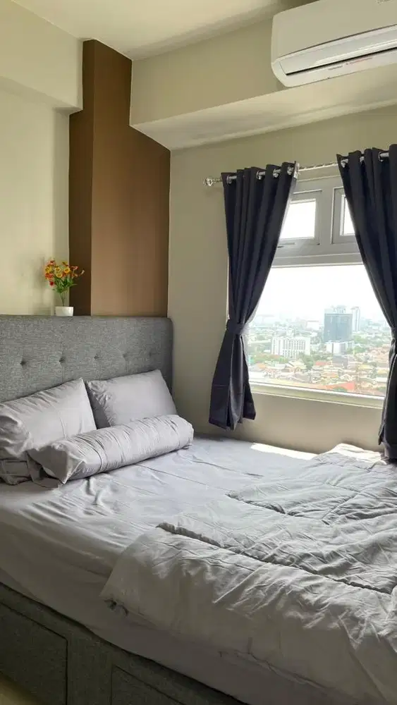 Sewa apartemen green pramuka city 2BR Full Furnish unit Baru siap huni