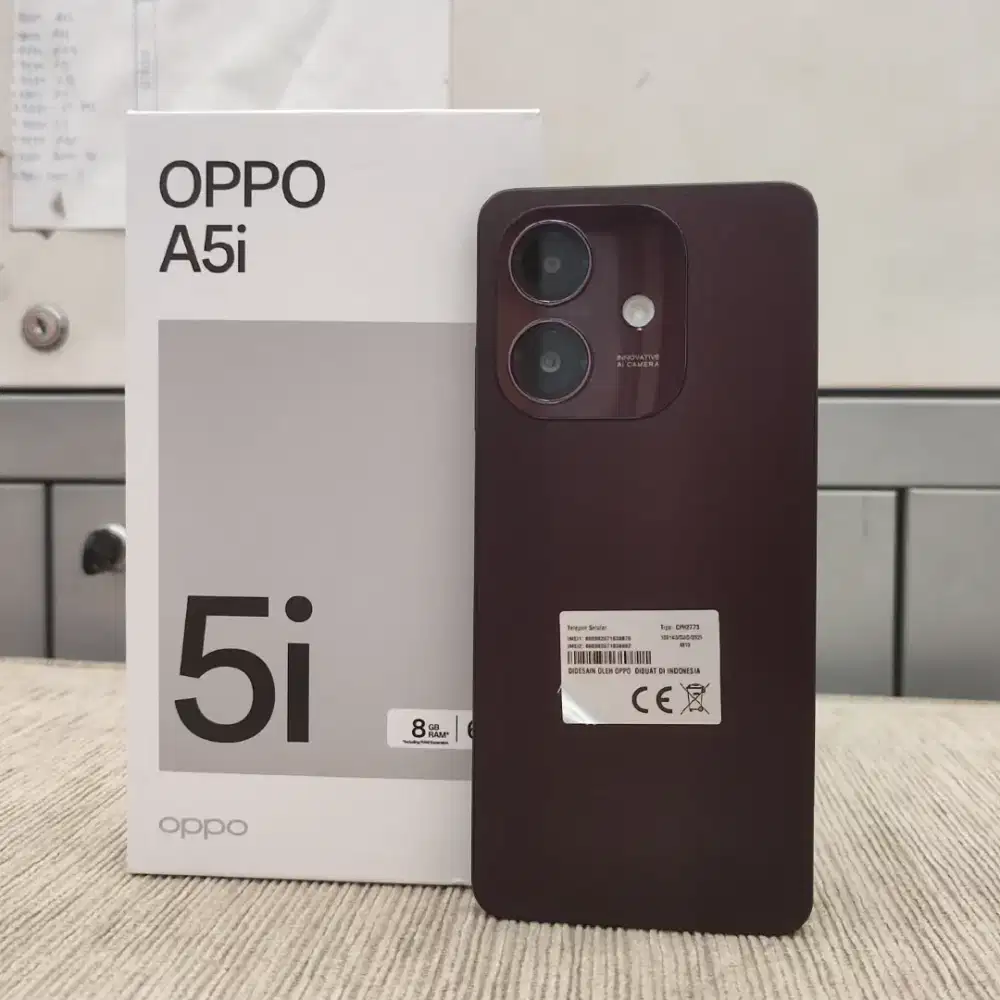 Oppo a5i 4+4/64 100% garansi resmi kondisi mulus fullset