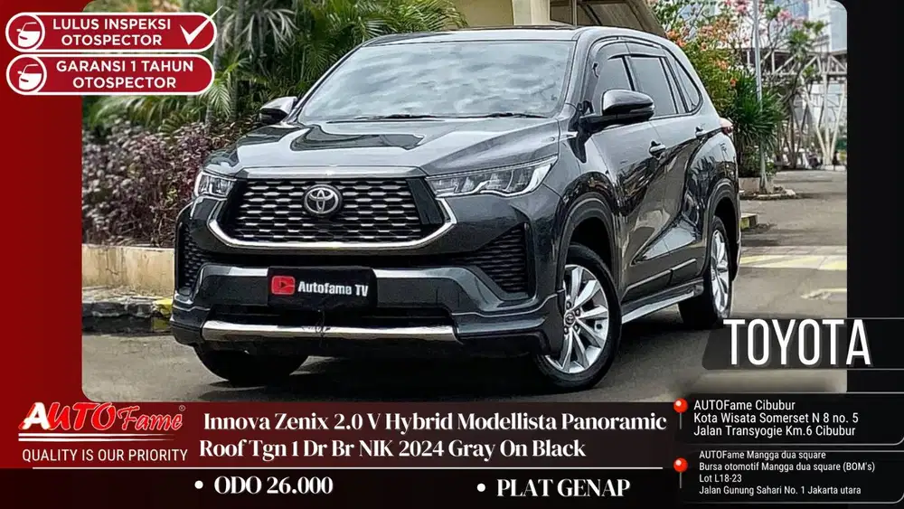 Toyota Innova Zenix 2.0 V Hybrid Modellista 2024