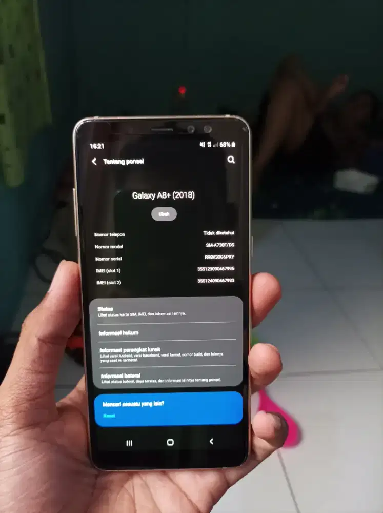 samsung A8 plus ram 6/64gb