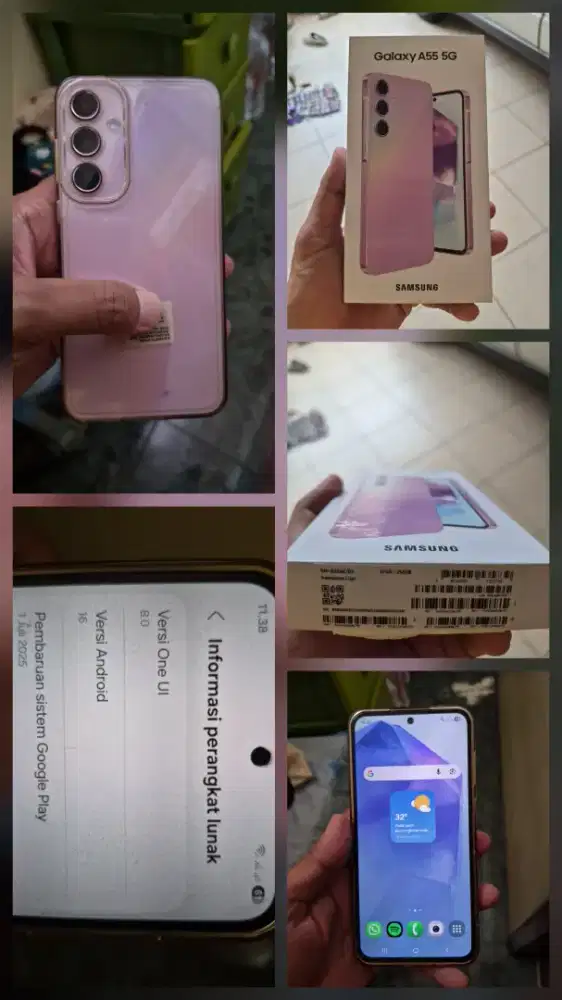 Samsung A55  5g. Ram 12 +8 Rom 256