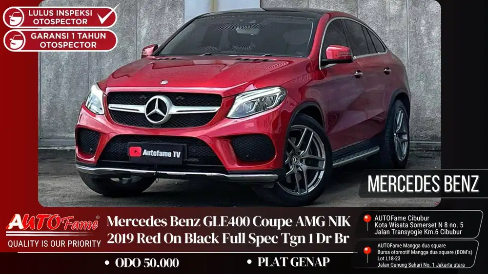 Mercedes Benz GLE400 Coupe AMG NIK 2019