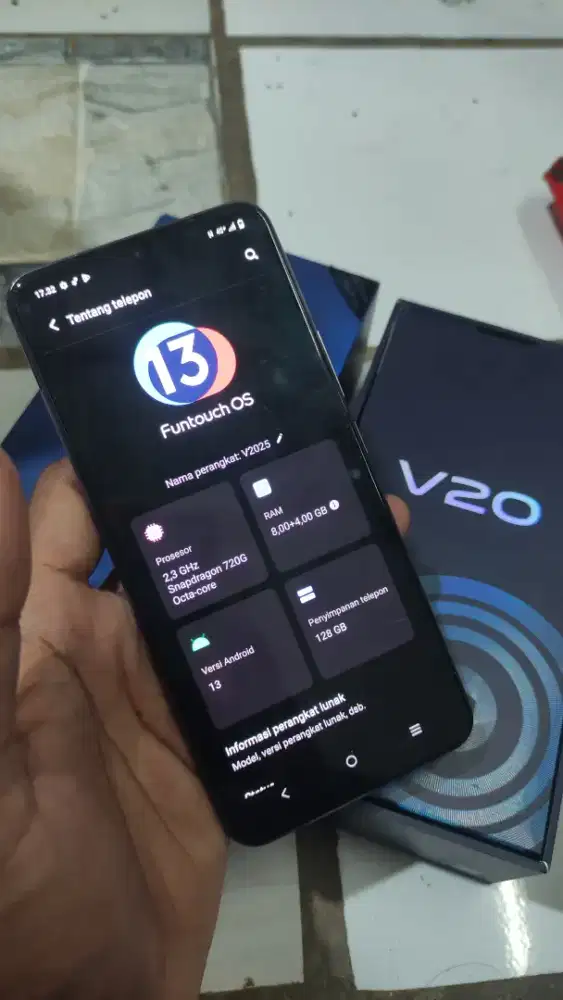 Vivo v20 ram 8+4/128
