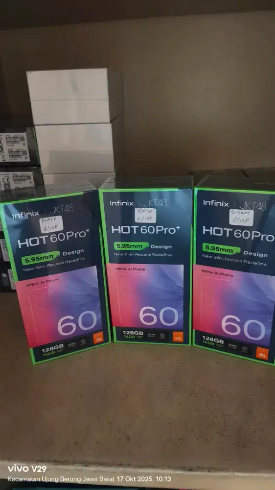 Infinix HOT 60 PRO+ 8+8/128gb Edge AMOLED baru PROMO termurah