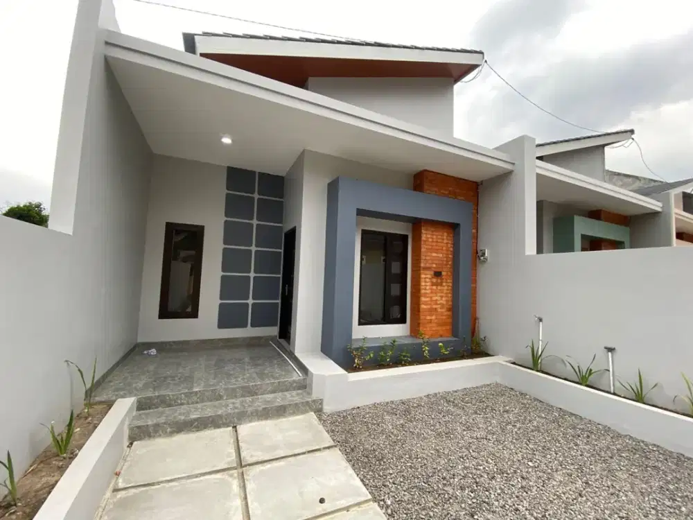 Rumah Desain Modern Kekinian Dekat Candi Prambanan. Cocok untuk investasi