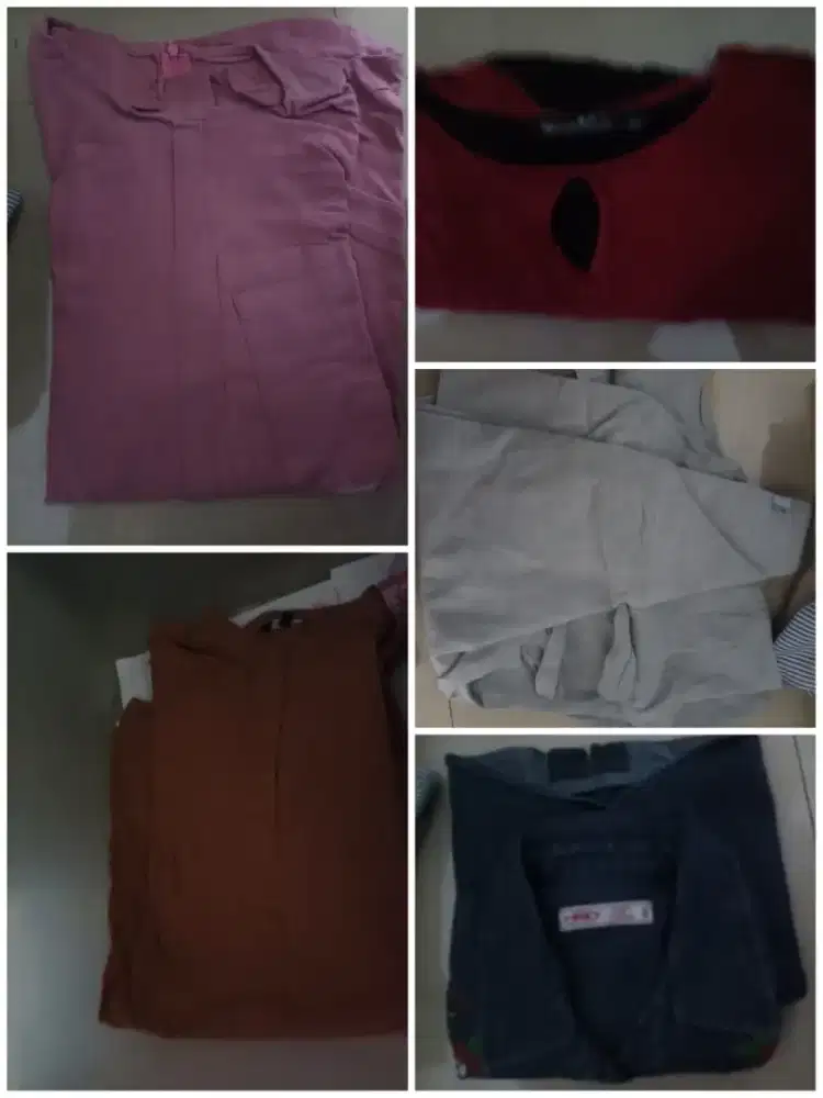 Baju wanita bekas pribadi 8 pcs