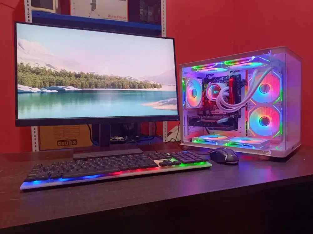 PC GAMING & DESAIN RENDER I7-7700, RAM 16GB, SSD 256GB, VGA 8GB