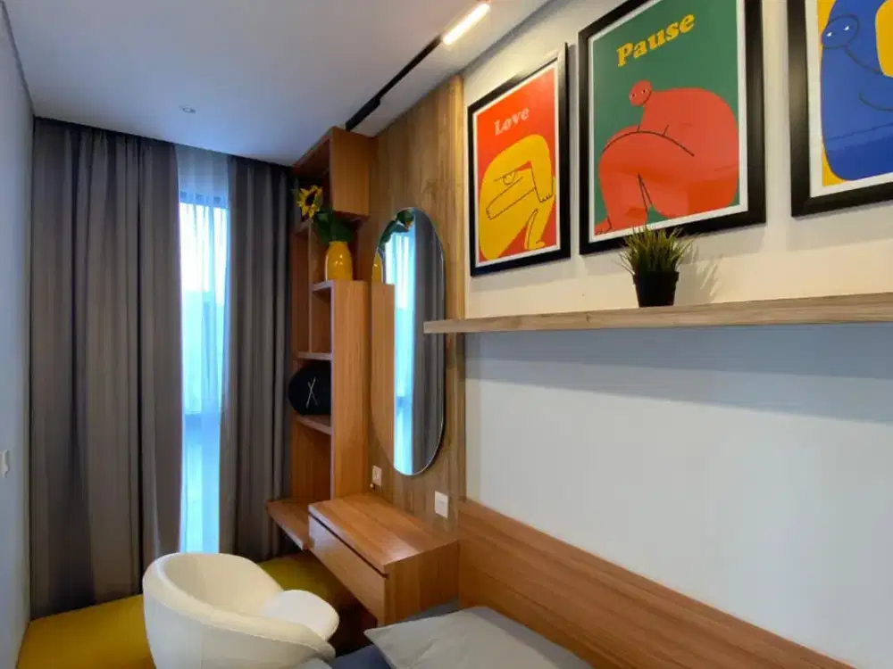 Sewa Apartemen Newton 2  Type Studio New Interior Furnish Cantik Siap Huni