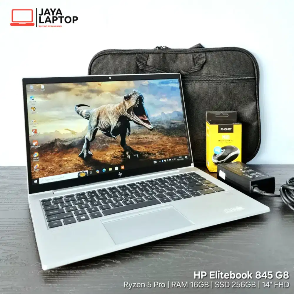 HP Elitebook 845 G8 Ryzen 5 Pro RAM 16GB SSD 256GB Laptop Second Bekas
