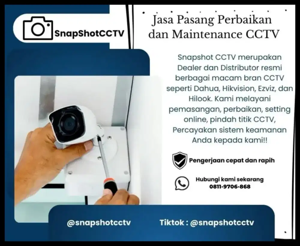 JASA INTALASI DAN MAINTENENCE CCTV