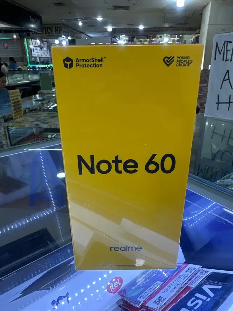 menjual realme note 60 4+8/64 new