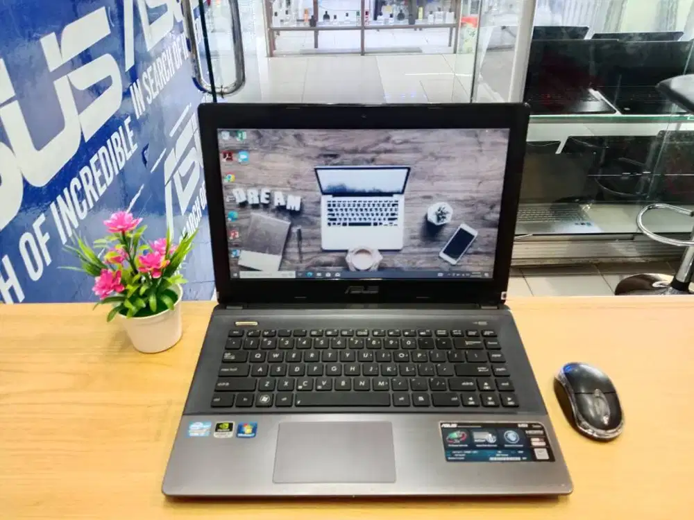 PROMO LAPTOP KERJA ASUS K45V CORE i7 RAM 8GB SIAP PAKAI