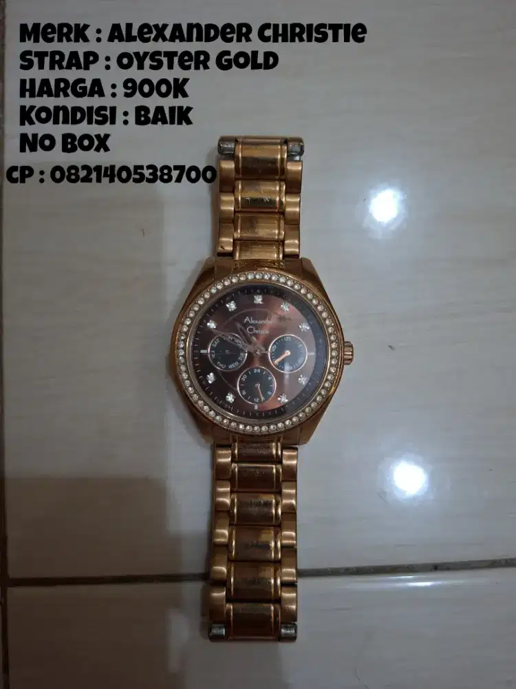 Jam branded second jarang pakai